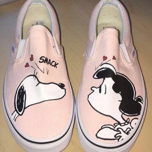 Peanuts collection vans (pink)